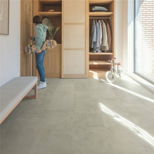 Suelos laminados muse Quick Step Cemento Gris